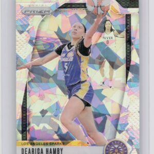 2024-25 Panini Prizm WNBA Dearica Hamby Ice Prizms #19 Sparks