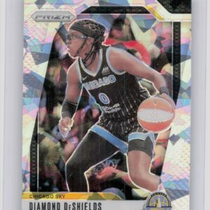 2024-25 Panini Prizm WNBA Diamond DeShields Ice Prizms #8 Sky