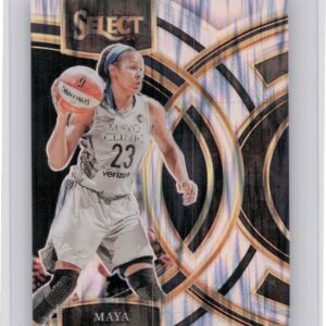 2024-25 Panini Select WNBA Maya Moore Silver Flash Prizms 108 Lynx