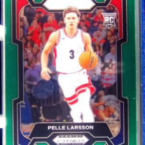 2024-25 Prizm Draft Picks Pelle Larsson Prizms Green RC #16 Wildcats