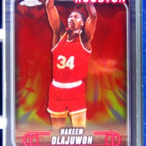 2024-25 Topps Chrome Hakeem Olajuwon 115 Rockets