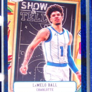 2024-25 Topps Chrome LaMelo Ball #ST-8 Hornets Show and Tell Blue Basketball Ref