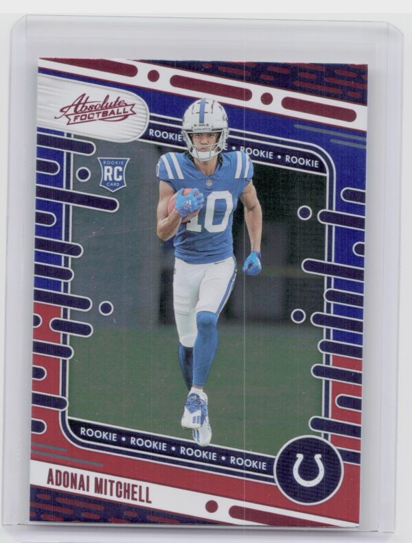 2024 Absolute Adonai Mitchell Red and Blue RC 151 Colts