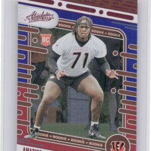 2024 Absolute Amarius Mims Red and Blue RC 118 Bengals