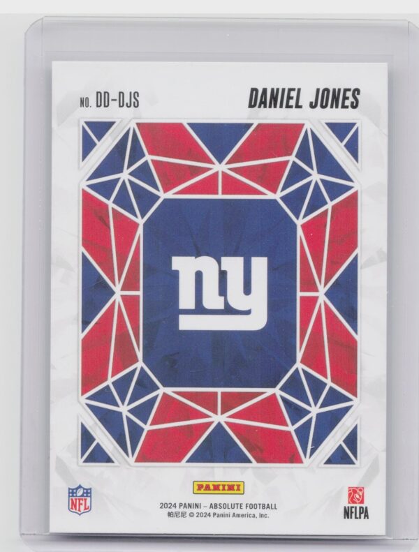2024 Absolute Daniel Jones Draft Diamonds DD-DJS Giants - Image 3