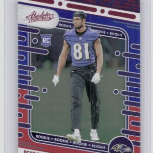 2024 Absolute Devontez Walker Red and Blue RC 181 Ravens