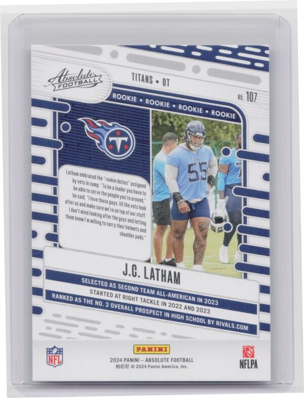 2024 Absolute J.C. Latham RC 107 Titans - Image 3