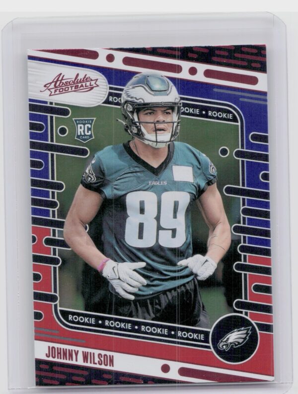 2024 Absolute Johnny Wilson Red and Blue RC #196 Eagles