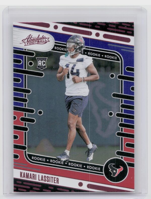 2024 Absolute Kamari Lassiter Red and Blue RC 142 Texans