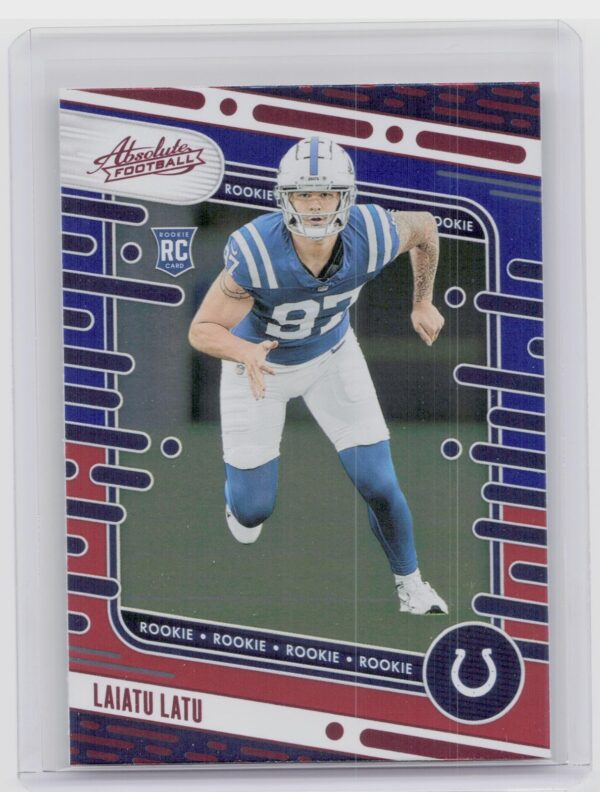 2024 Absolute Laiatu Latu Red and Blue RC 115 Colts