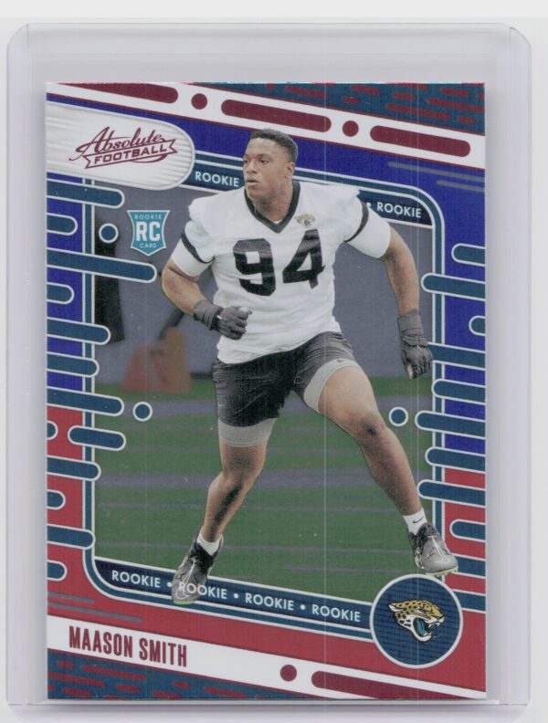 2024 Absolute Maason Smith Red and Blue RC 148 Jaguars