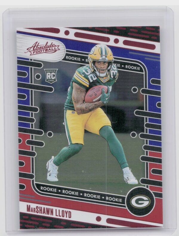 2024 Absolute MarShawn Lloyd Red and Blue RC 171 Packers