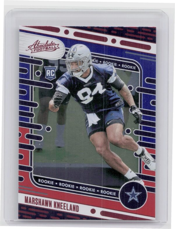 2024 Absolute Marshawn Kneeland Red and Blue RC #154 Cowboys