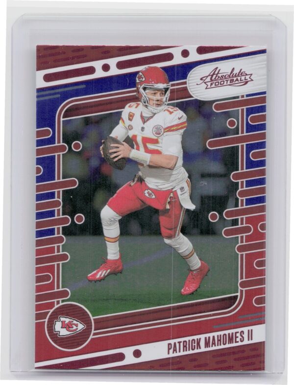 2024 Absolute Patrick Mahomes II Red and Blue #50 Chiefs