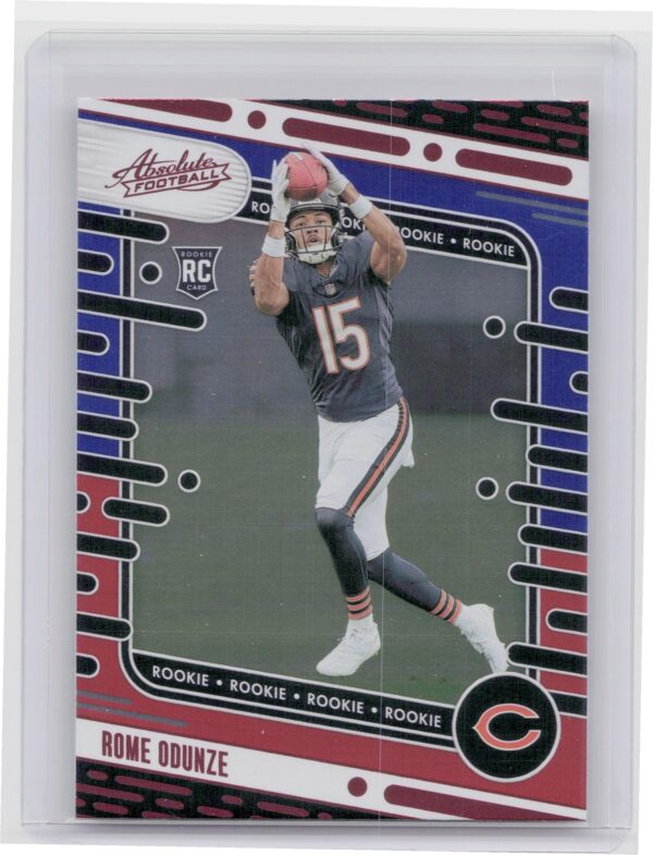 2024 Absolute Rome Odunze Red and Blue RC 109 Bears