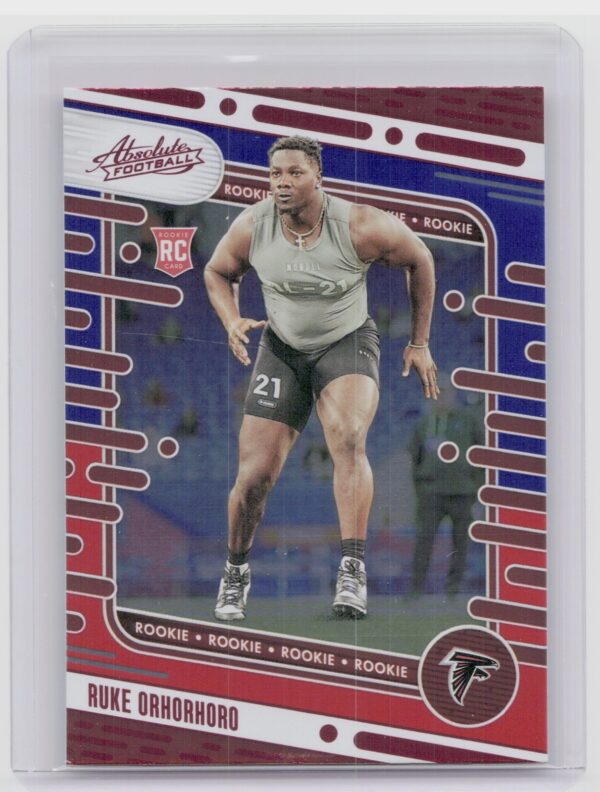 2024 Absolute Ruke Orhorhoro Red and Blue RC #135 Falcons