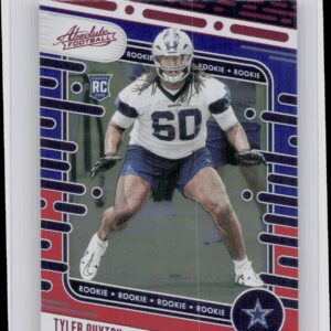 2024 Absolute Tyler Guyton Red and Blue RC 129 Cowboys