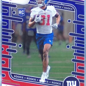 2024 Absolute Tyler Nubin Red and Blue RC #147 Giants