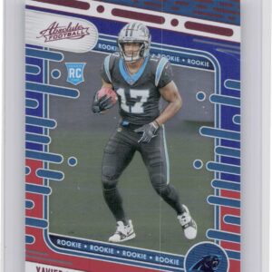 2024 Absolute Xavier Legette Red and Blue RC 132 Panthers