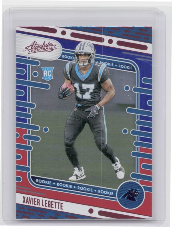 2024 Absolute Xavier Legette Red and Blue RC 132 Panthers