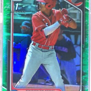 2024 Bowman Carlos Sanchez #BCP-25 Reds Chrome Prospects Lunar Glow Refractors
