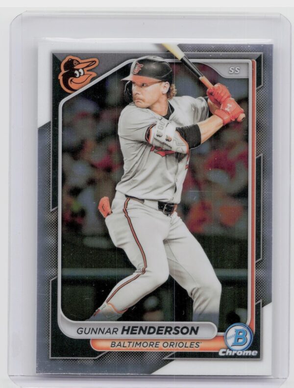 2024 Bowman Chrome Gunnar Henderson #9 Orioles