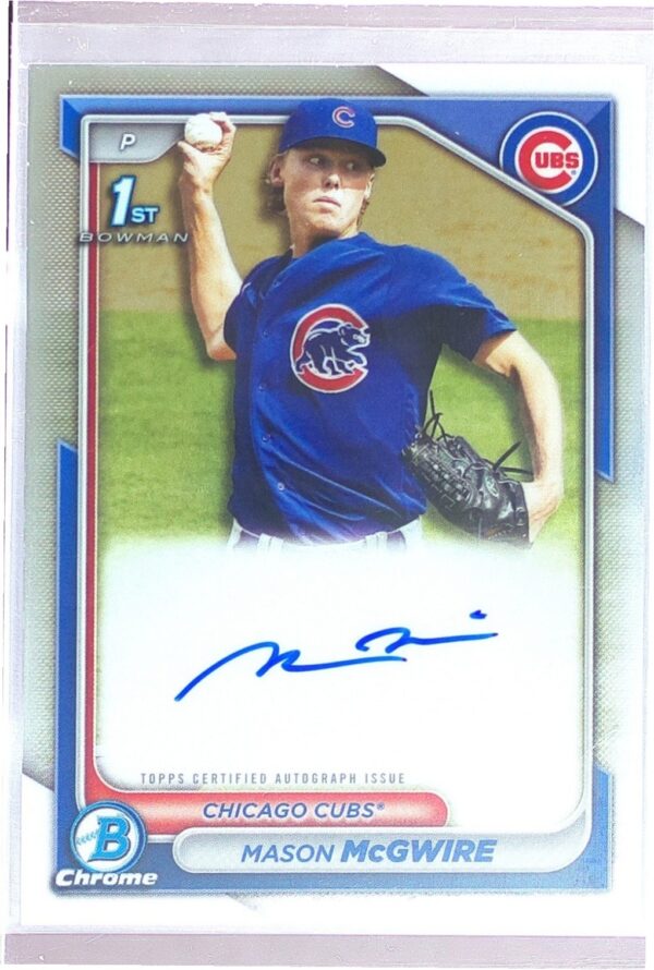 2024 Bowman Chrome Mason McGwire Auto #CPA-MM Cubs Prospects Autographs