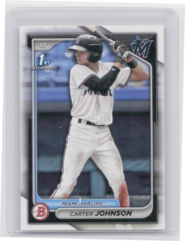 2024 Bowman Draft Carter Johnson #BD-12 Marlins