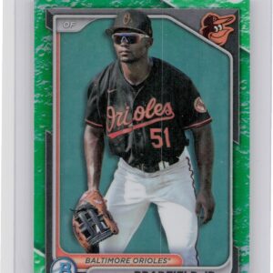 2024 Bowman Enrique Bradfield Jr. #BCP-149 Orioles Chrome Prospects Lunar Glow R