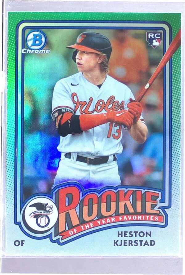 2024 Bowman Heston Kjerstad RC #ROY-14 Orioles Rookie of the Year Favorites