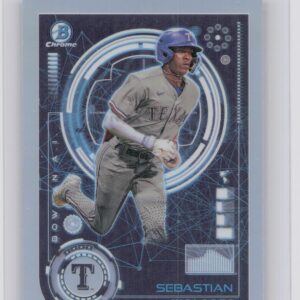 2024 Bowman Sebastian Walcott #BAI-12 Rangers Bowman A.I.