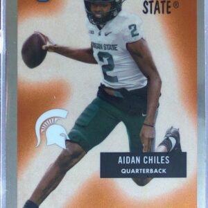 2024 Bowman University Chrome Aidan Chiles #55B-16 Spartans 1955 Bowman Football