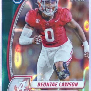 2024 Bowman University Chrome Deontae Lawson Teal Lava Refractor RC 58 Tide