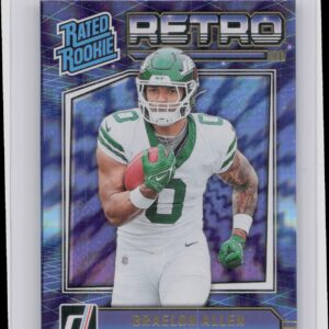 2024 Donruss Braelon Allen 20 Jets Rated Rookies Retro
