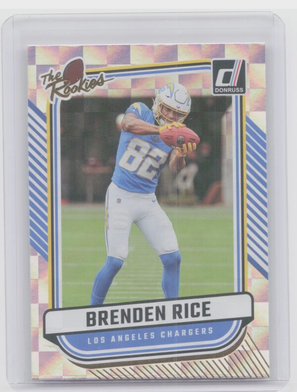 2024 Donruss Brenden Rice TR-28 Chargers The Rookies