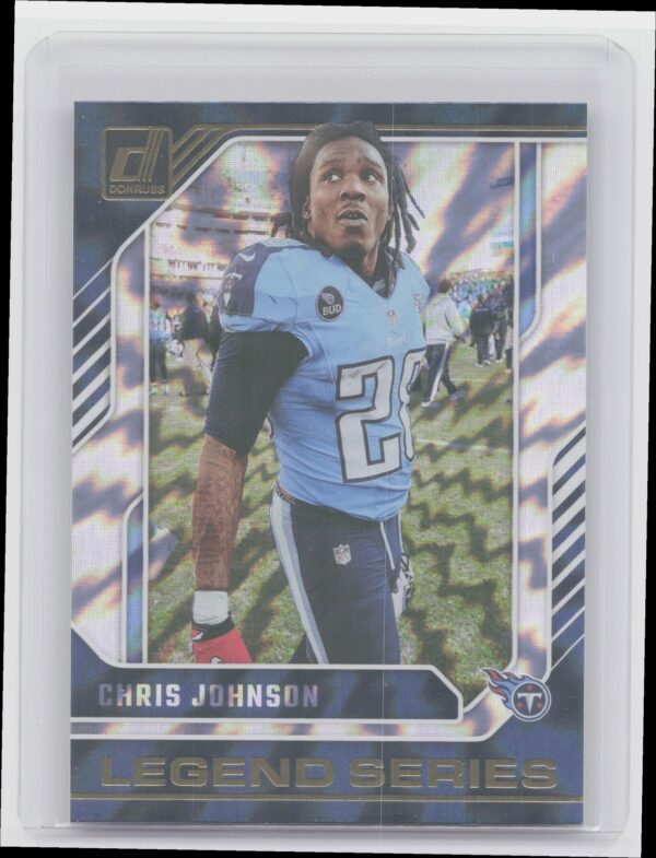 2024 Donruss Chris Johnson 5 Titans Legend Series