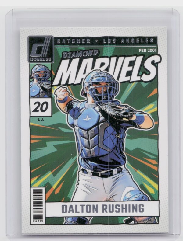 2024 Donruss Dalton Rushing #19 Dodgers Diamond Marvels