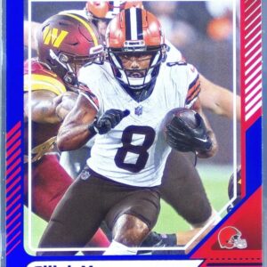 2024 Donruss Elijah Moore Press Proof Blue 56 Browns
