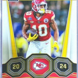 2024 Donruss Isiah Pacheco 3 Chiefs Champ is Here