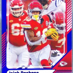 2024 Donruss Isiah Pacheco Press Proof Blue #27 Chiefs
