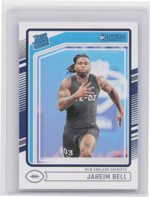 2024 Donruss Jaheim Bell Rated Rookie 337 Patriots