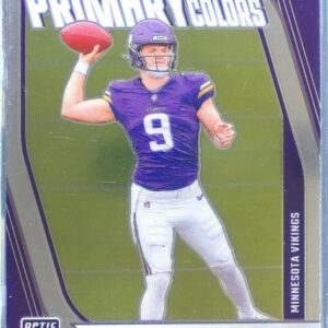 2024 Donruss Optic J.J. McCarthy RC #20 Vikings Rookie Primary Colors