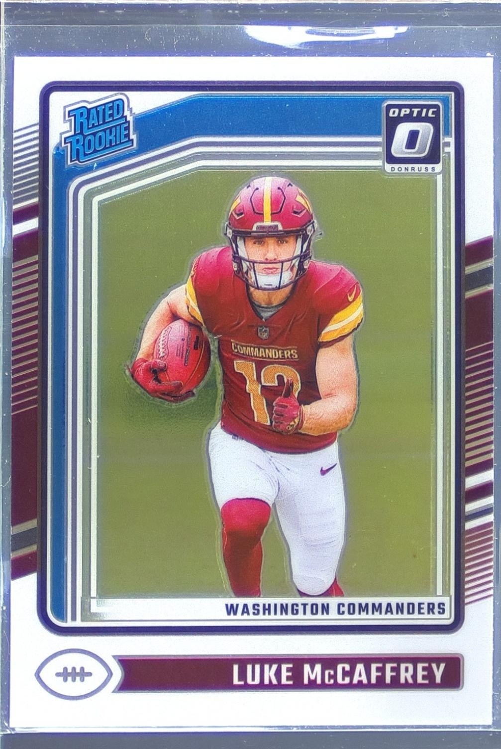 2024 Donruss Optic Luke McCaffrey RC #268 Commanders