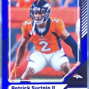 2024 Donruss Patrick Surtain II Press Proof Blue 243 Broncos