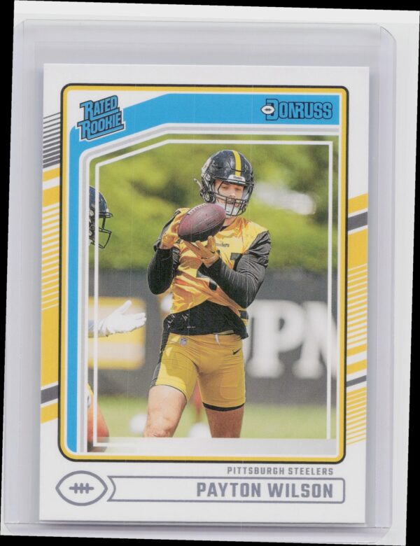 2024 Donruss Payton Wilson RC 342 Steelers
