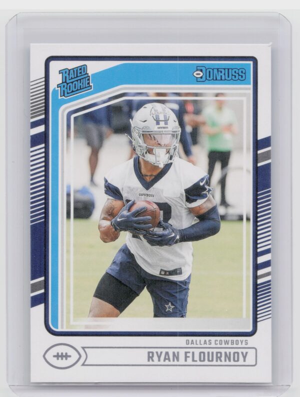 2024 Donruss Ryan Flournoy RC 356 Cowboys