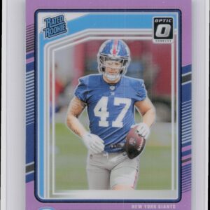 2024 Donruss Theo Johnson Optic Rated Rookies Preview Pink 357 Giants