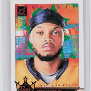 2024 Donruss Troy Franklin Gridiron Kings RC 18 Broncos Rookie Gridiron Kings