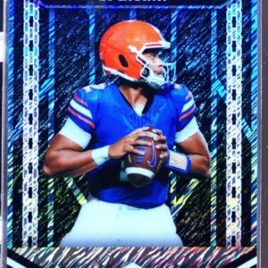 2024 Leaf Collective DJ Lagway /20 #PPB-84 Gators Press Pass Shimmer Light Blue