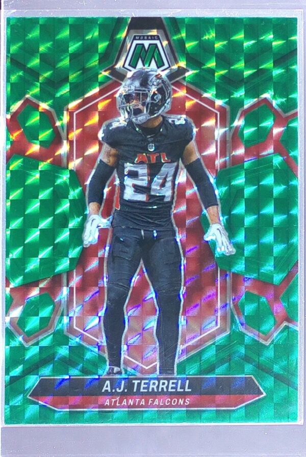 2024 Mosaic A.J. Terrell Mosaic Green 12 Falcons